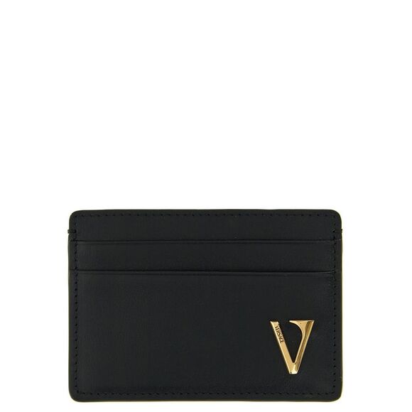 Versace Men 'V Logo' Card Holder